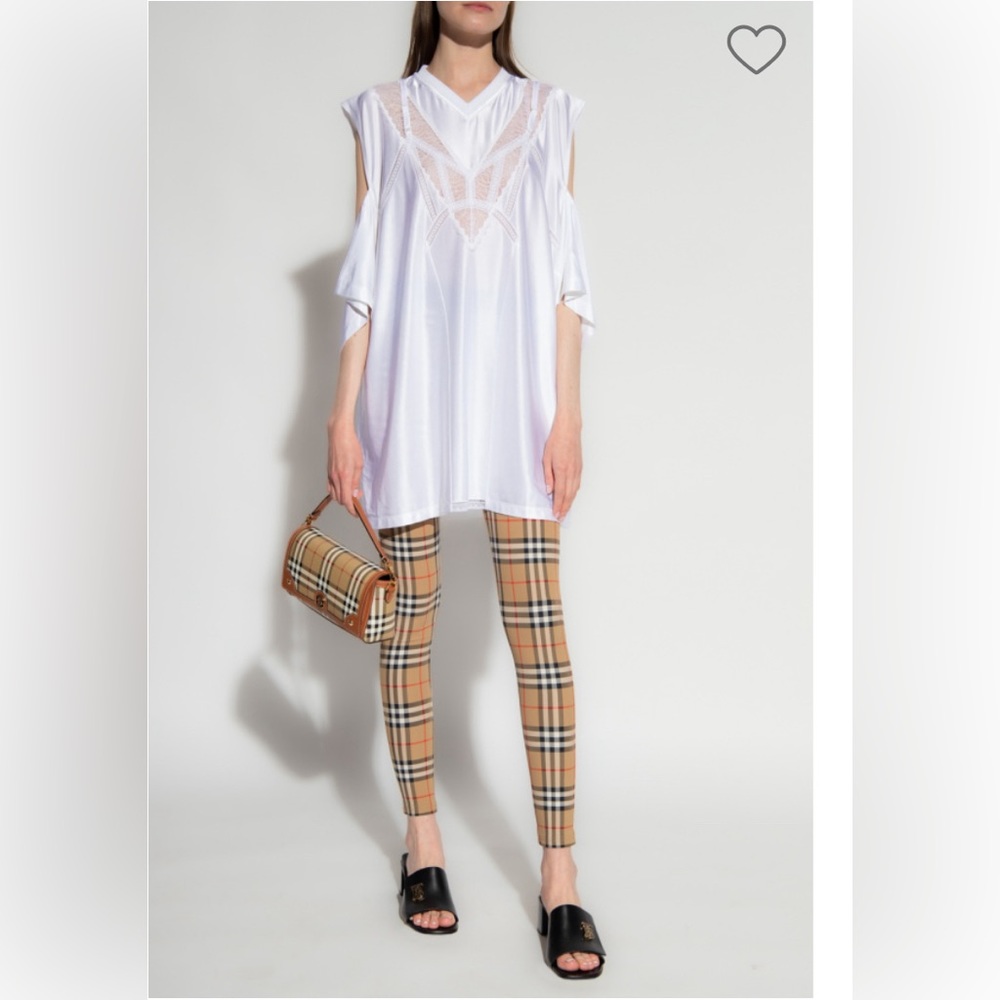 Burberry White Mini Dress - Picture 15 of 16
